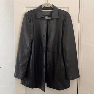 Banana Republic Black Leather Jacket